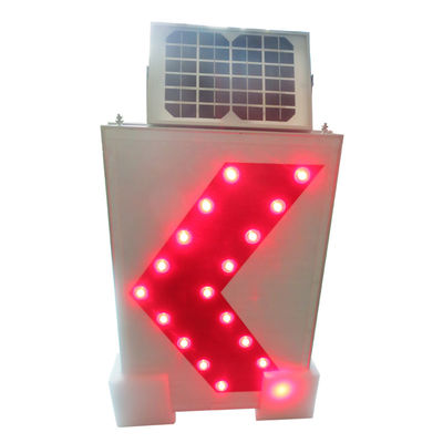 lampeggiamento del segnale stradale di Chevron del pannello solare di 3W 18V Monocystalline LED