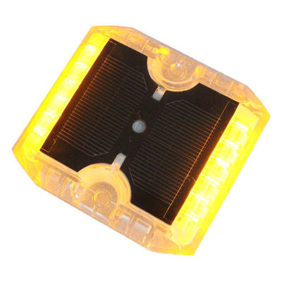 L'anti PC UV giallo IP68 impermeabilizza gli indicatori riflettenti della strada quadra