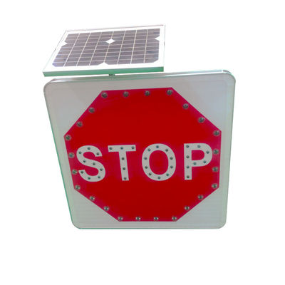 RoHS ha certificato i segnali stradali alimentati solari di 5mm LED per la sicurezza