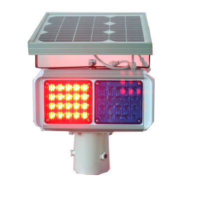 5mm rossi e blu il LED IP55 LED alimentato solare hanno scoppiato la luce per sicurezza stradale