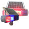 2 lati blu ed alluminio alimentato solare delle luci d'avvertimento del livello rosso di 5W IP65