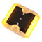 L'anti PC UV giallo IP68 impermeabilizza gli indicatori riflettenti della strada quadra