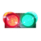 PC UV del semaforo di 300mm Red Green LED anti con alta sicurezza efficiente